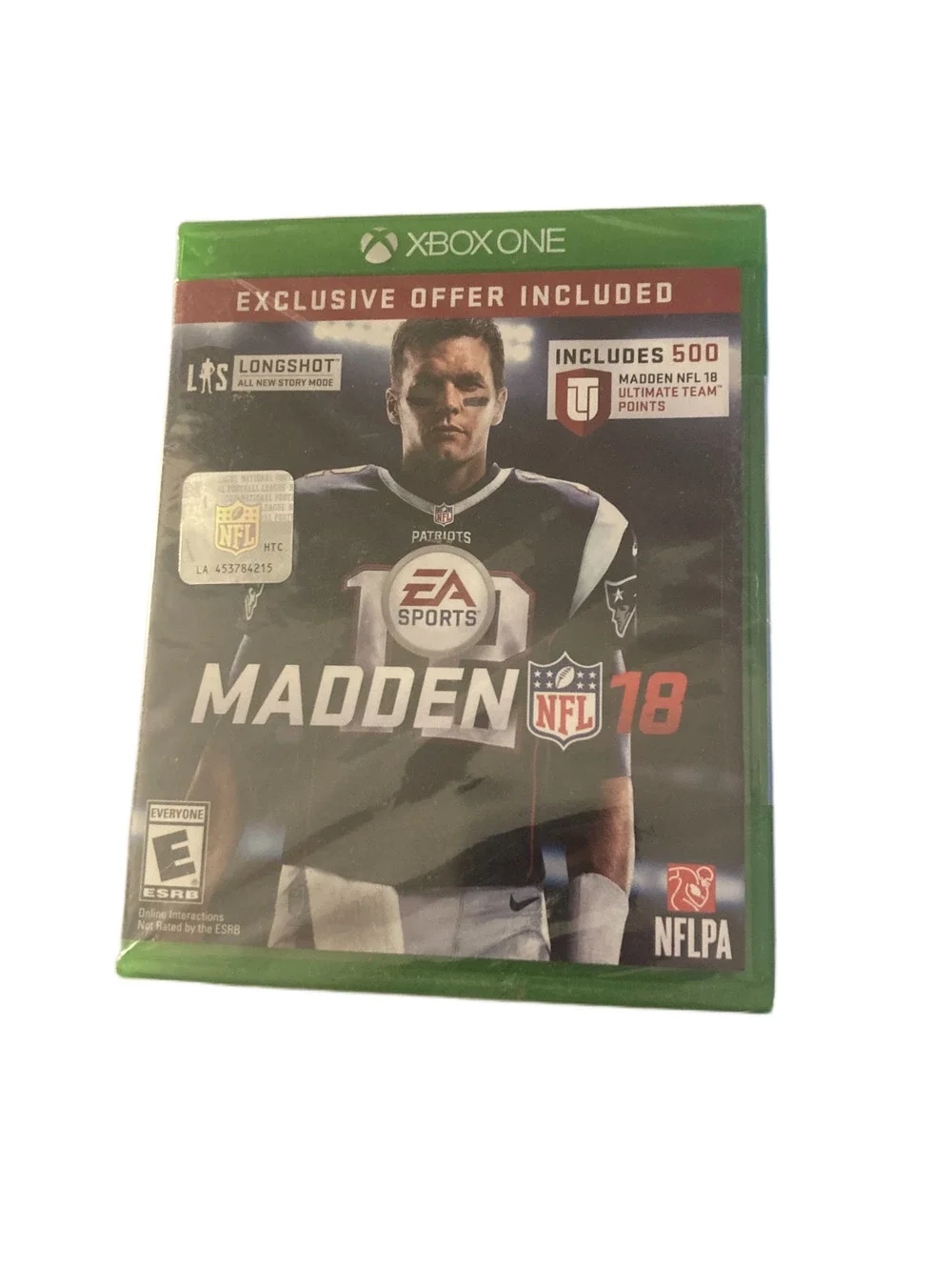 NFL Madden 18 Xbox One Sealed Exclusive Offer Included